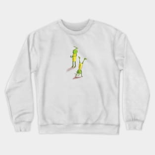 Martians playing Illustration Crewneck Sweatshirt